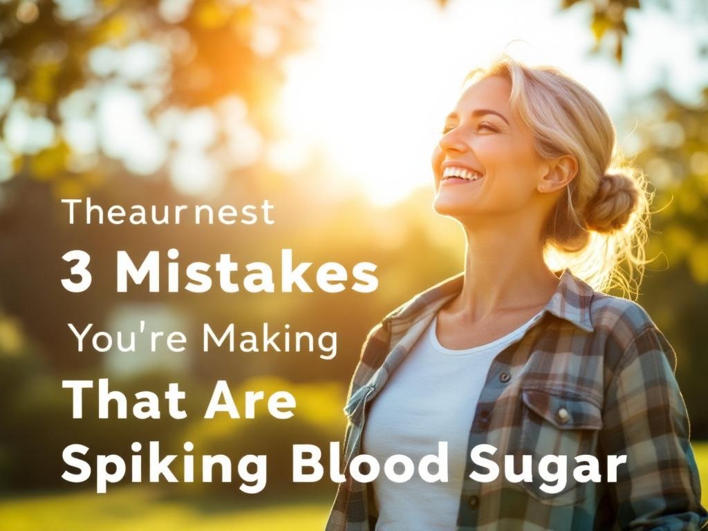 Energetic adult radiating health and vitality in morning sunlight, representing stable blood sugar and optimal energy levels throughout the day