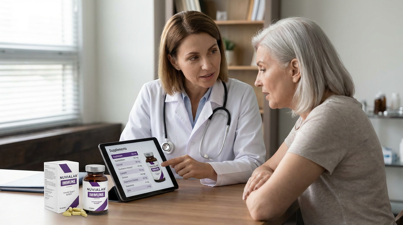 doctor consultation for immunity after 50 supplement safety