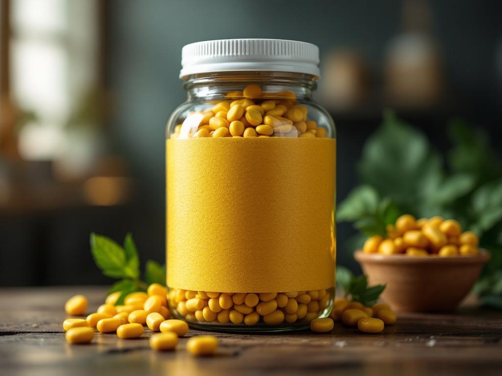 Pregnant woman taking prenatal omega-3 supplement showing proper nutrition 
during pregnancy for optimal fetal development and brain health
