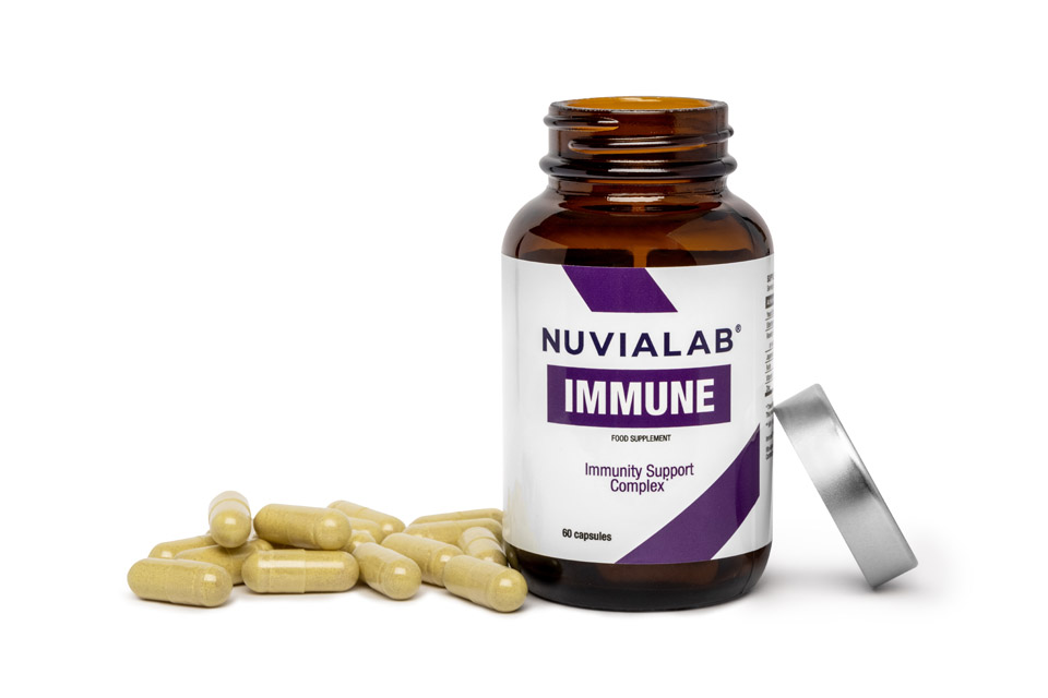 NuviaLab Immune supplement bottle - best immunity support for women over 40