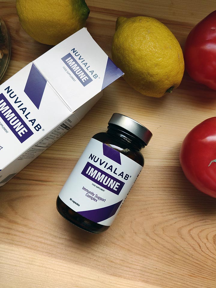 NuviaLab Immune quercetin vitamin C zinc comprehensive formula