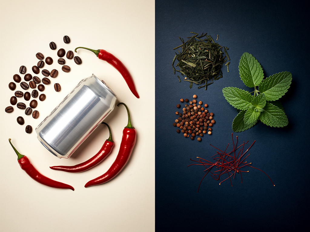 Comparison of stimulant ingredients (caffeine, synephrine) versus non-stimulant ingredients (EGCG, Madagascar aframon, lemon balm, saffron) for nighttime fat burning