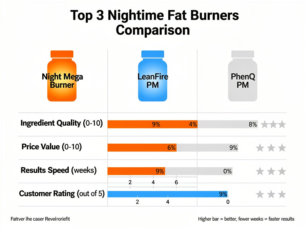 Supplement comparison visual guide
