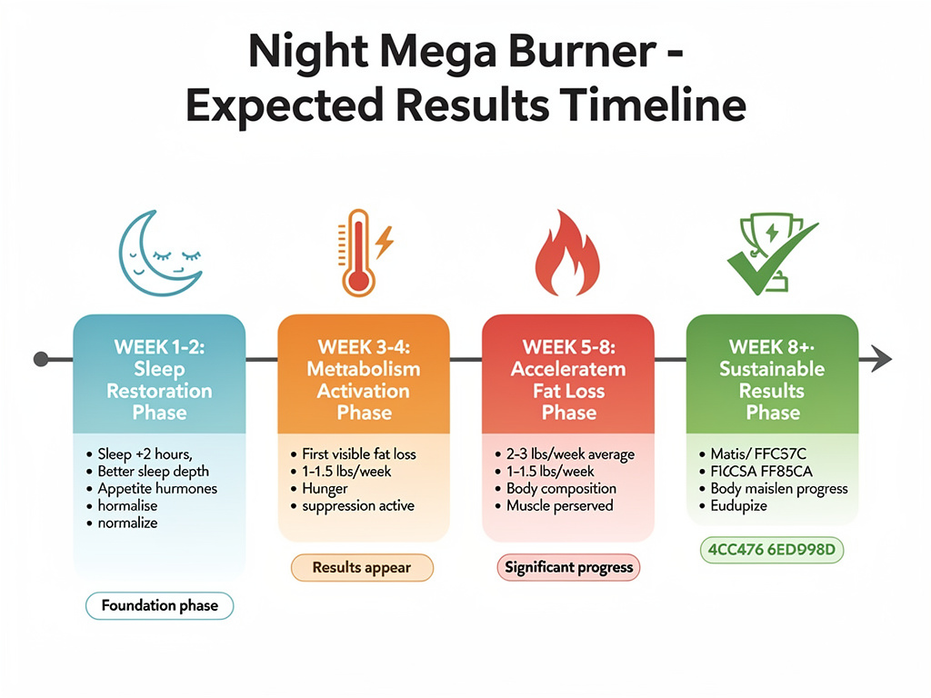 Week by week results timeline